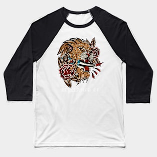 Lion Bible Verse Tattoo Flash Baseball T-Shirt